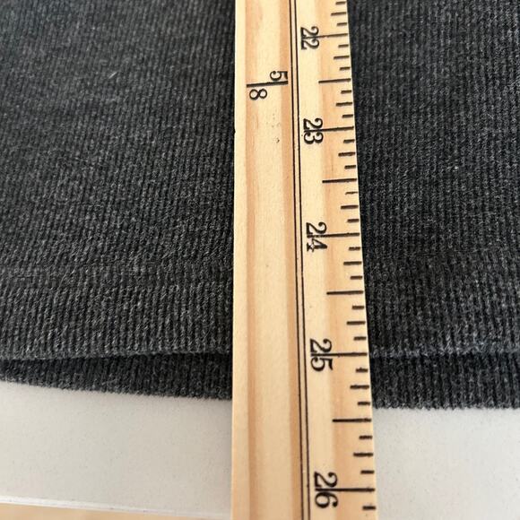 AllSaints Henley Shirt Pullover SZS Regular Fit Gray Long Sleeve Ribbed - Picture 8 of 10